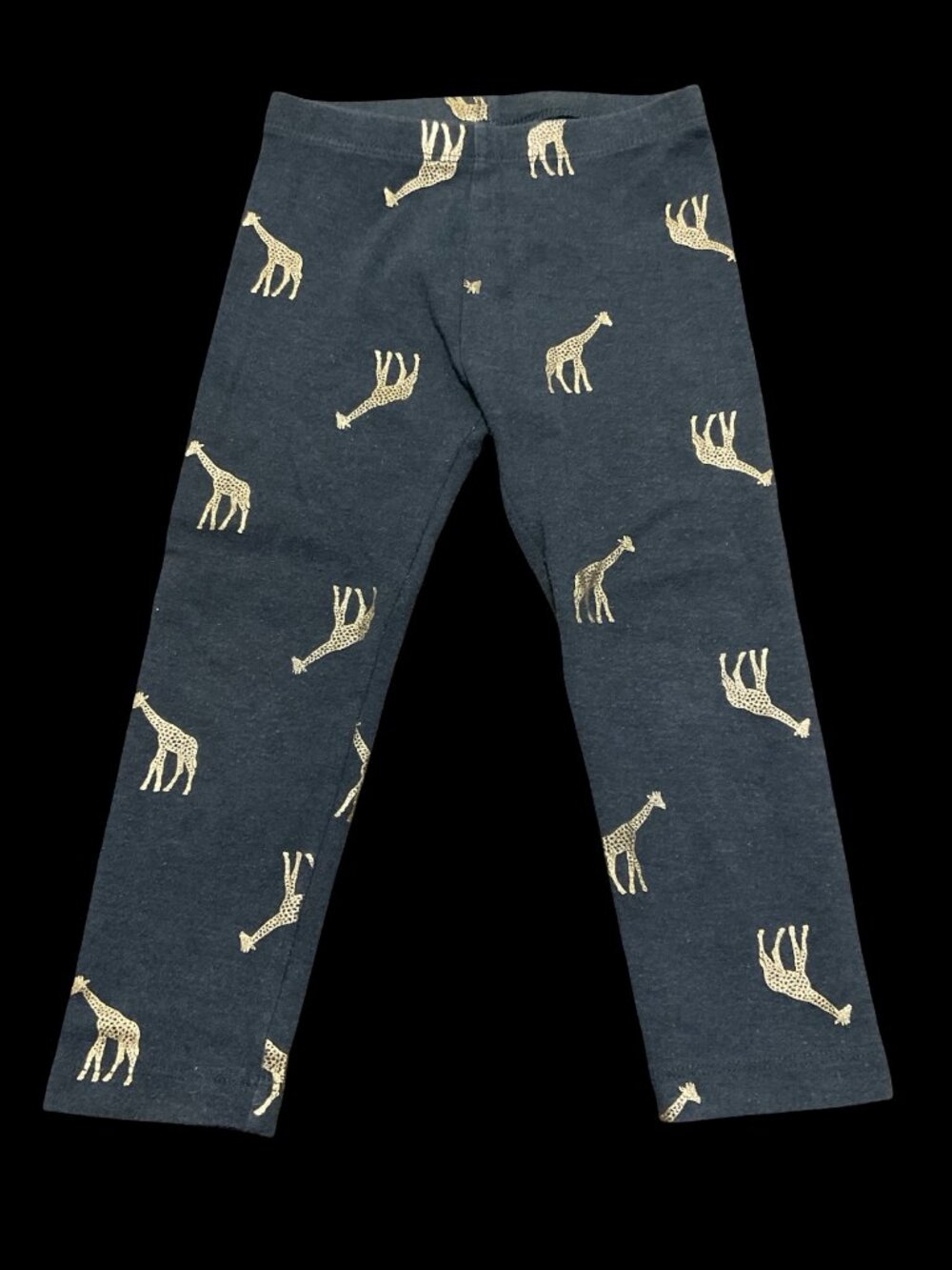 🌻10/$25 - Dark Grey/Gold Giraffe Print Leggings